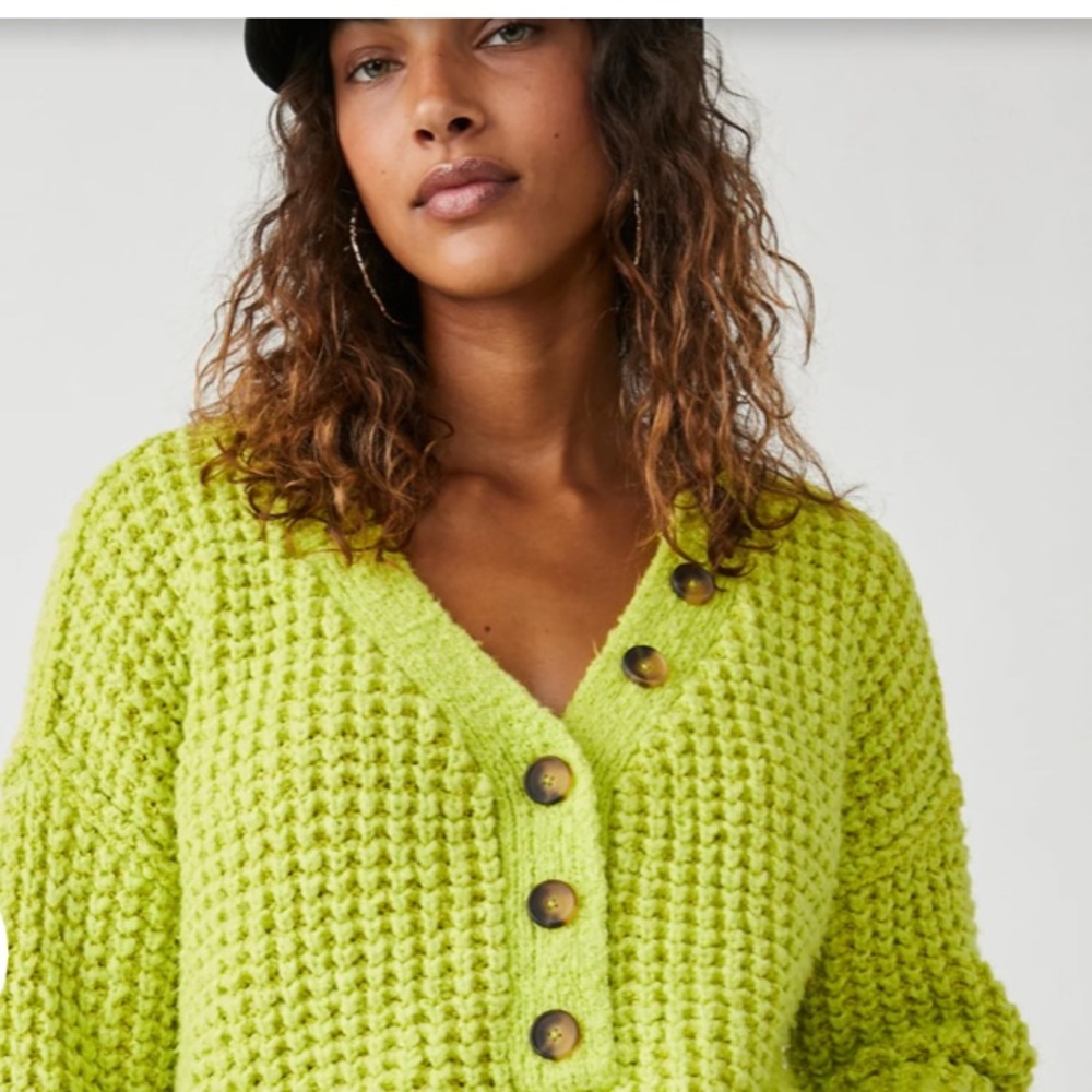 Free People whistle thermal sweater